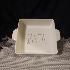 Rae Dunn SANTA square baking dish